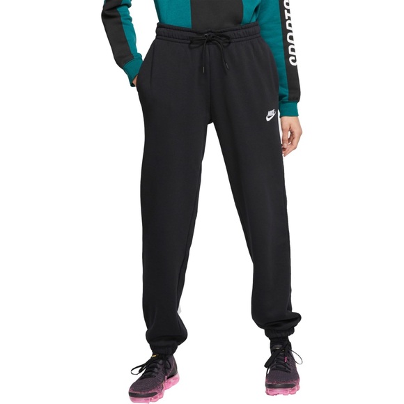 nike sportswear essential fleece pants womens